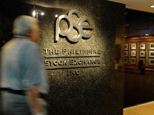 Philippine Stock Exchange. AFP 