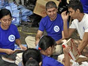 Tetik volunteers with other P&G employees pack school supplies for the company’s Handog Edukasyon program. The Tariff Commission, which helps determine the price of imported products sided with a money-losing local paper producer in an effort help keep the business afloat.