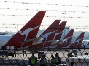 Qantas aircraft: Potential alliance with Emirates  AFP FILE PHOTO