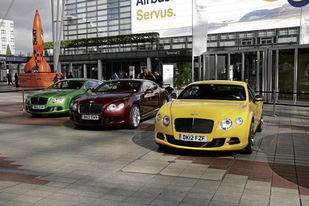 Bentley Continental GT Speed Bahn blasting in Crewe’s