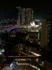  Singapore at night. FILE PHOTO
