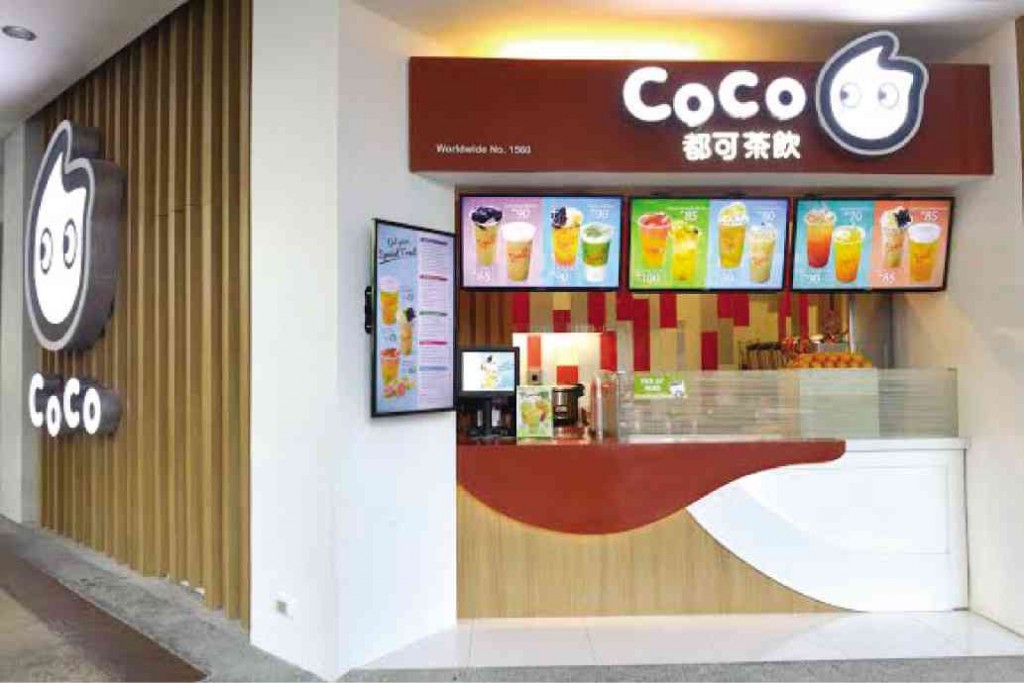 Coco Tea is known for its fresh tea and juices.