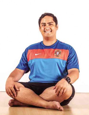 Ferdinand Aguila Jr. says he is an unlikely candidate to put up a yoga and Pilates studio.