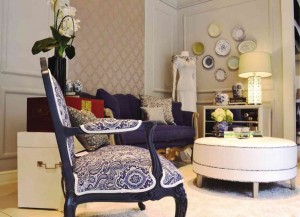CHARMING living room showcase at Ethan Allen by Albert Andrada 