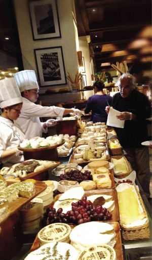 FRENCH invasion: Sofitel brought in 101 kinds of cheese from France for Bastille Day. Some stocks are still at the Spiral Cheese Room where you can now have wine and cheese pairing classes on Sundays. 