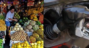 Lower food and fuel costs led to a slower rate of consumer price increases in October as expected, giving space for authorities to encourage economic activity by keeping interest rates low. INQUIRER FILE PHOTOS