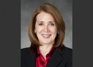 This 2012 photo provided by Morgan Stanley shows outgoing Chief Financial Officer Ruth Porat. Morgan Stanley on Tuesday, March 24, 2015 announced that Porat is leaving the New York investment bank for the same job at Google. AP