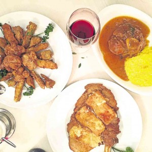 Must  try in Milan: Osso bucco with saffron risotto, lamb cutlet and cow’s brain. 
