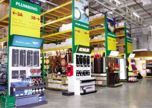 SPACIOUS sales area of Wilcon Depot San Pablo 