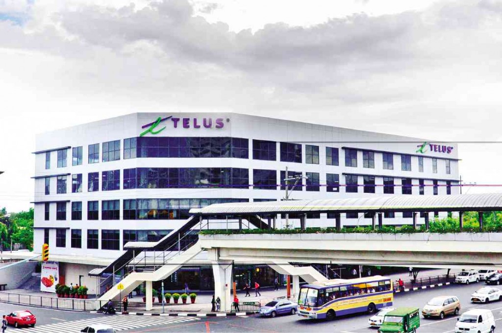 “THE FIVE-STORY Telus House McKinley Exchange in Makati City boasts of recreational spaces and is situated near public transportation terminals for the convenience of its employees.” 