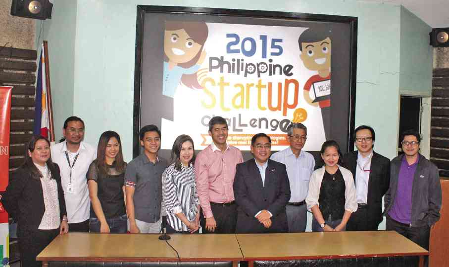REPRESENTATIVES from DOST-ICT Office, PSIA, SPRING.ph, POD, and Huawei unite for 2015 Philippine Startup Challenge. photo by Mark Anthony Toldo