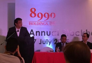 8990 Holdings president Januario Jesus Atencio reporting to stockholders