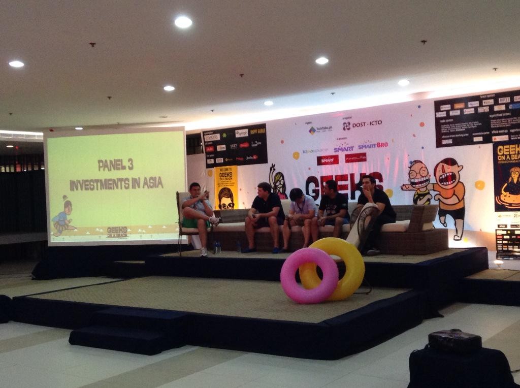 Panel discussion on investments in Asia during the 3rd Geeks on a Beach. YUJI GONZALES/INQUIRER.net