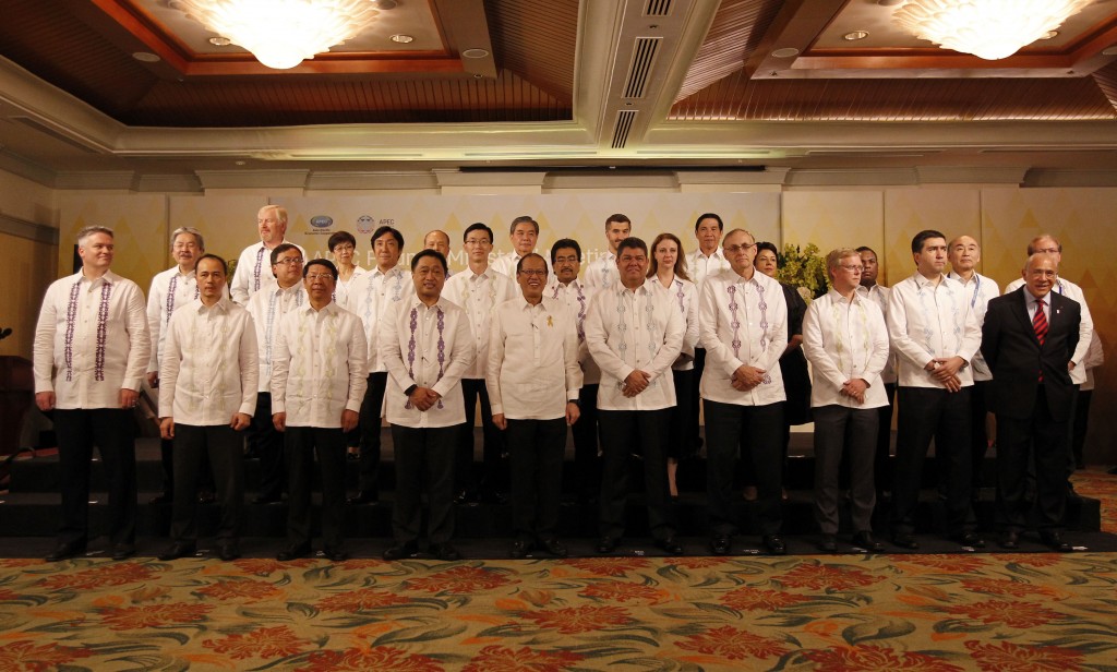 PNOY IN CEBU / SEPTEMBER 10, 2015 President Benigno S. Aquino III graces the "APEC Finance Ministers' Meeting and Related Meetings," a series of gatherings attended by heads of finance ministries across Asia-Pacific and top executives of multinational financial institutions. In his speech before the delegates, President Aquino highlighted how the Cebu Action Plan (CAP) can better help APEC member economies address challenges to a sustainable and more inclusive growth in the region. (REY S. BANIQUET/NIB)