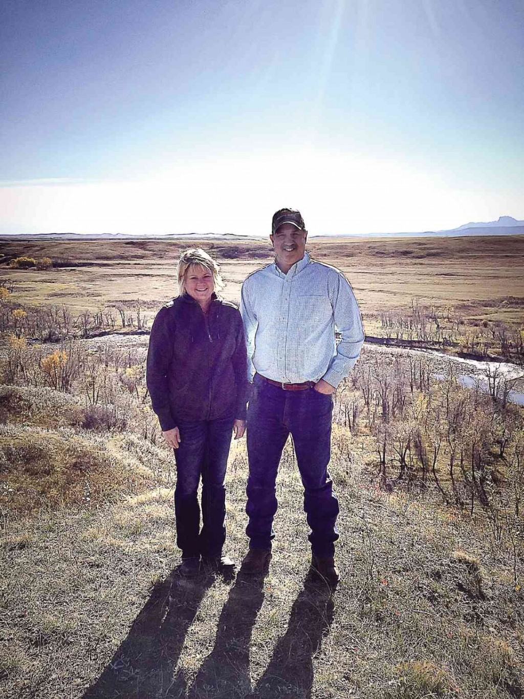 Yarrow Creek Ranch farmers Dennis and Linda PHOTOS BY MARGAUX SALCEDO