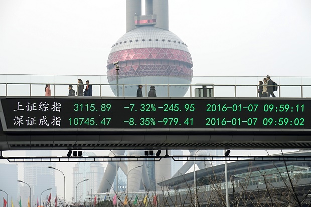 China Stock Market Slide