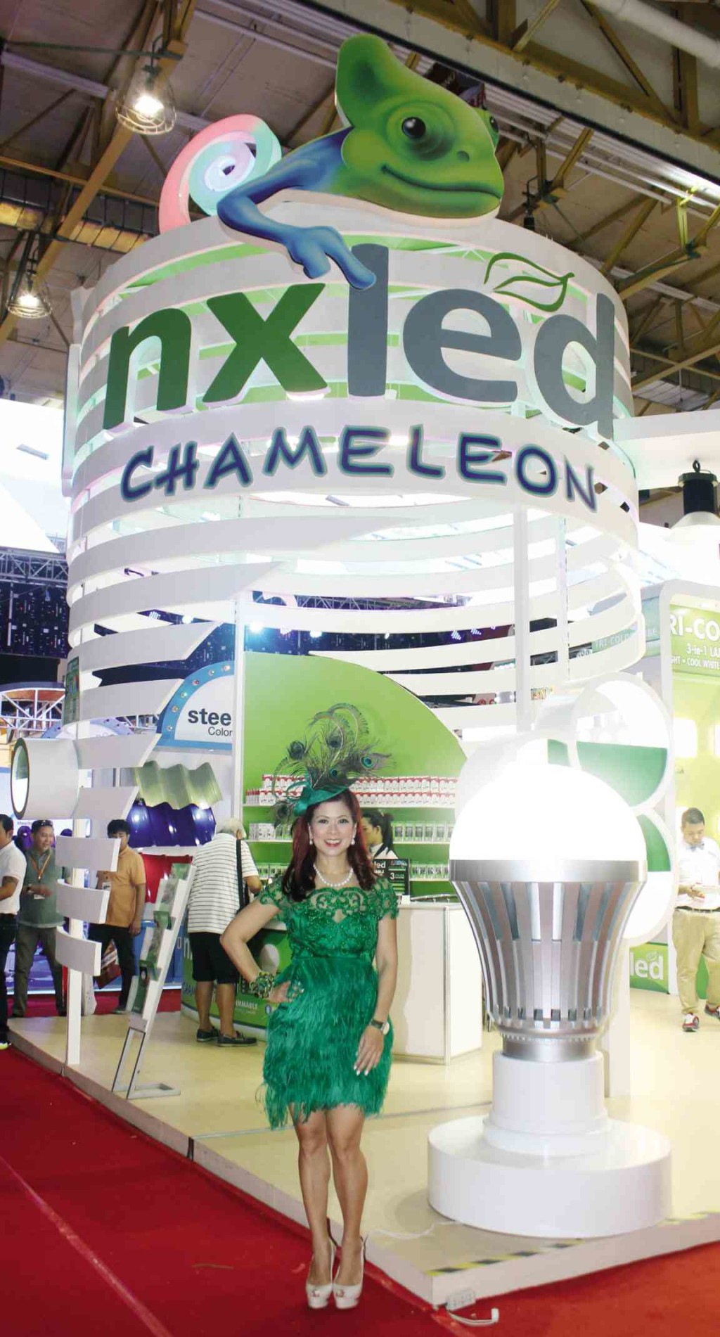 TESSA PRIETO-VALDES during the launch of Nxled’s Dimmable Without Dimmer Series at Worldbex 2016