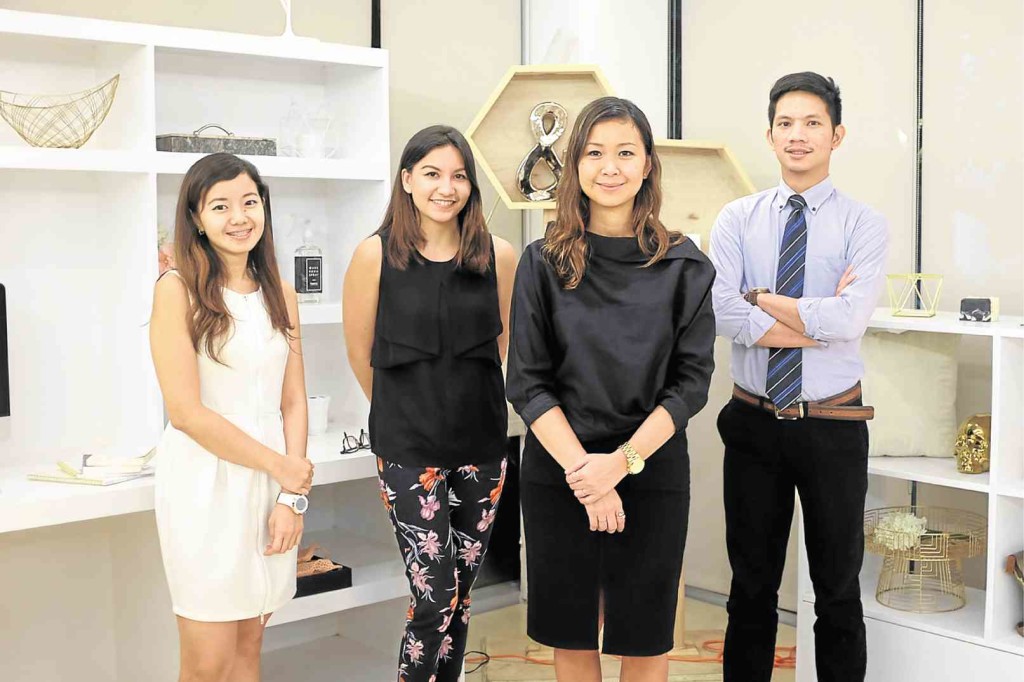 (FROM left) The Gorgeous Mess team: Michelle Cho, Stefanie Tan, Tin Coqueiro and Jay Bernabe PHOTOS BY ALEXIS CORPUZ