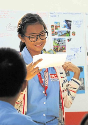 APEC students are trained rigorously in their use of the English language