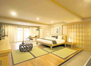 A newly renovated room at the Discovery Country Suites in Tagaytay