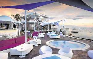  Ibiza Beach Club's outdoor lounge