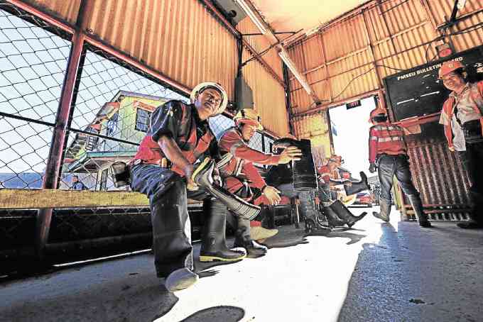 Miners follow safety protocols and are aided by top-of-the-line machines working underground at the Padcal operations of Philex Mining Corp. in Benguet. 