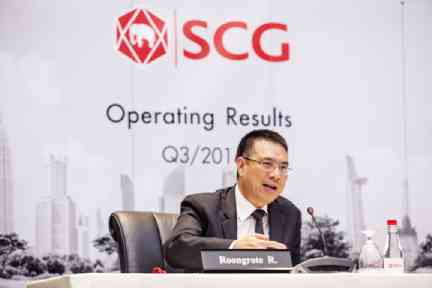 SCG president and CEO Roongrote Rangsiyopash