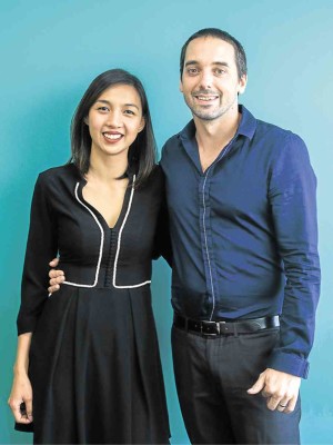 Patrick and Alex Gentry say Sprout  is their “most demanding” kid —ELOISA LOPEZ 