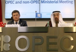 Alexander Novak - Khalid Al-Falih - OPEC news conference - 10 Dec 2016
