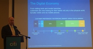 Citi's David Stoughton discussing digital banking initiatives