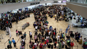 Filipinos leaving for jobs overseas