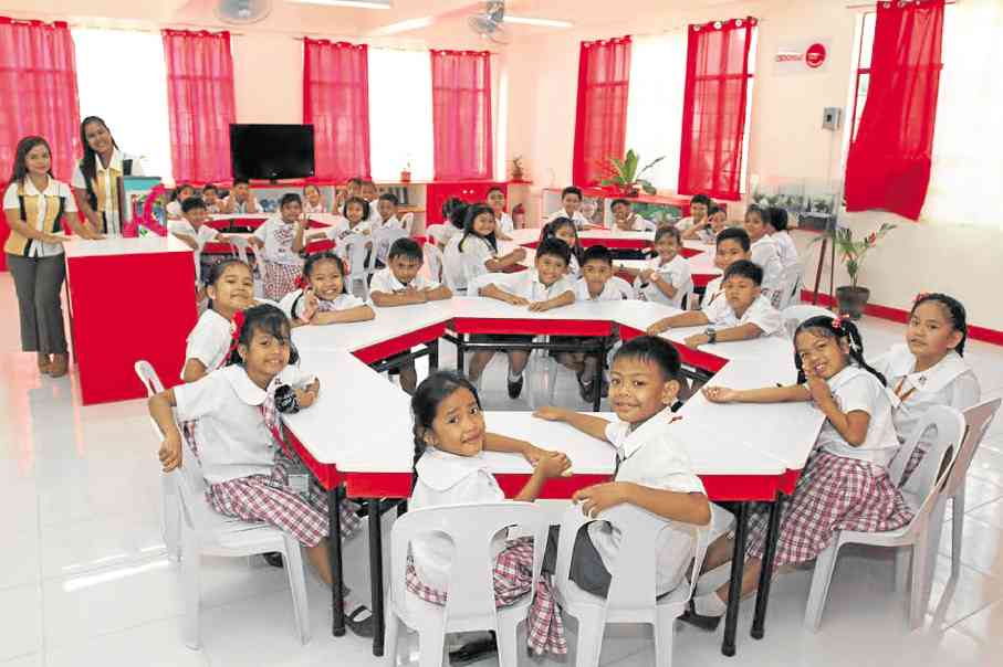 The Taguig Elementary School is one of the beneficiaries of  Aboitiz Foundation. 