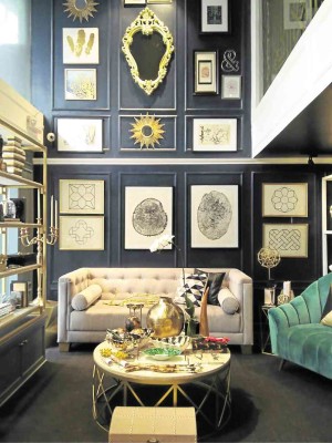 Moss Manila Home’s aesthetics are distinctly eclectic European Glam with Art Deco silhouettes.