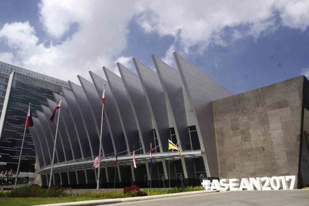 The Iloilo Convention Center, which hosted a series of Asean meetings, and the soon-to-open Courtyard by Marriot to its left.