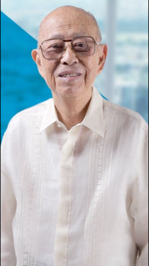 Pic of RCBC honorary chair Alfonso Yuchengco taken from RCBC's annual report