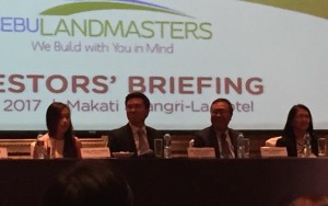 The Soberanos at Cebu Landmasters' IPO investor briefing on May 17, 2017