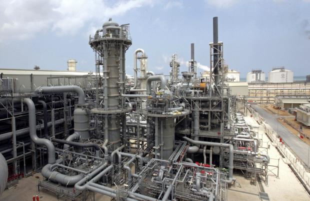 Gas production facility in Qatar