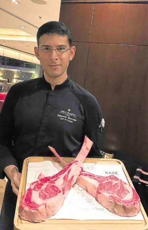 Chef Sebastian Barcudes, Chef de Cuisine of Makati Shangri-La’s Sage Bespoke Grill.