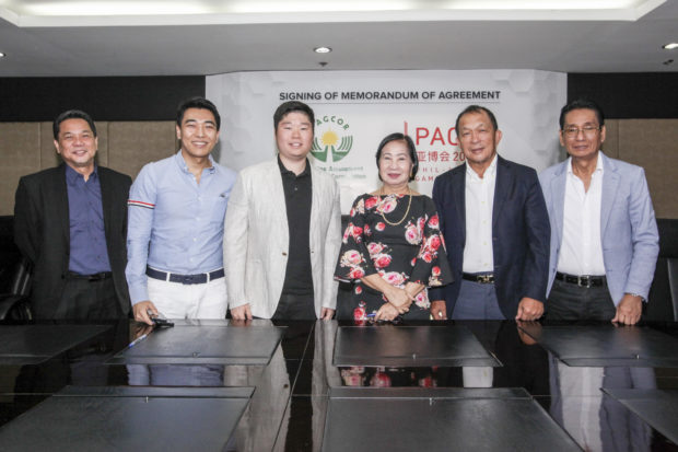 Pagcor officials and top executives of the first Phil-Asian Gaming Expo
