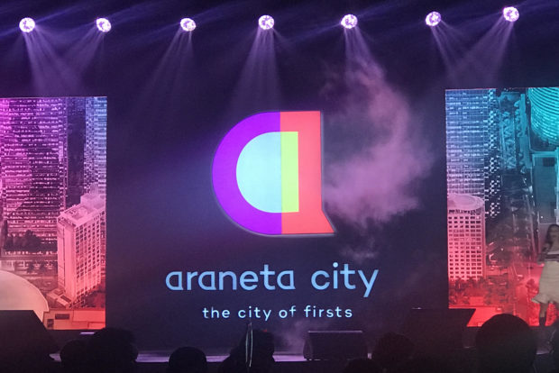 Araneta City’s new logo and brand unveiled Tuesday at the Novotel Manila. Photo by Krissy Aguilar / INQUIRER.net 