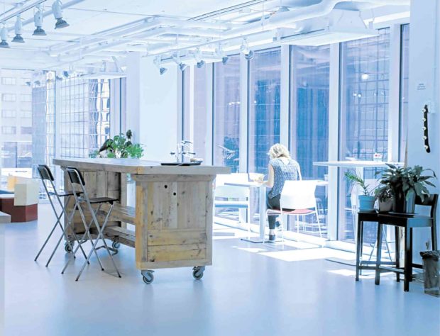 Shared workspaces for emotional well-being