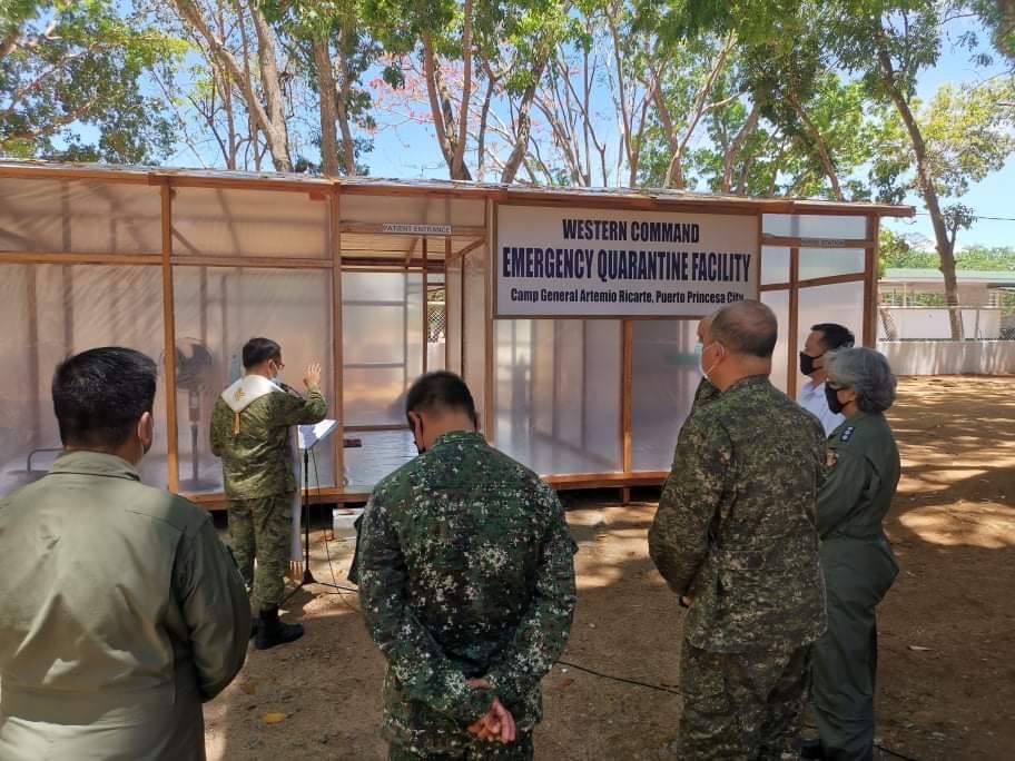 AFP Emergency Quarantine Facility in Puerto Princesa. CONTRIBUTED PHOTO/SMC