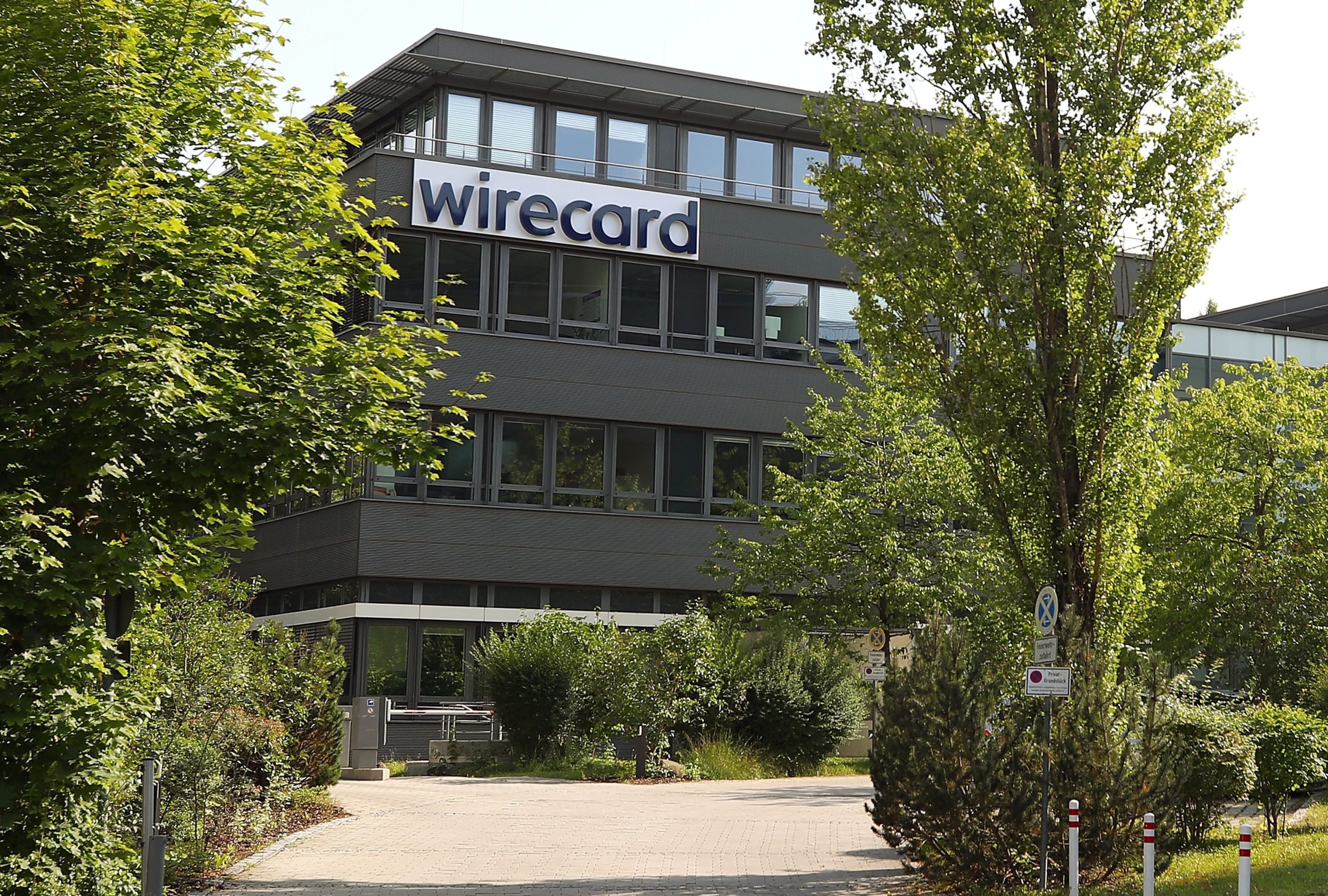 FILE PHOTO: The headquarters of Wirecard AG, an independent provider of