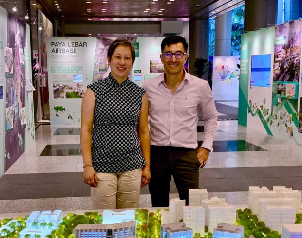 The author with Yu-Ning Hwang, Chief Planner and Deputy Chief Executive of Singapore's Urban Redevelopment Authority