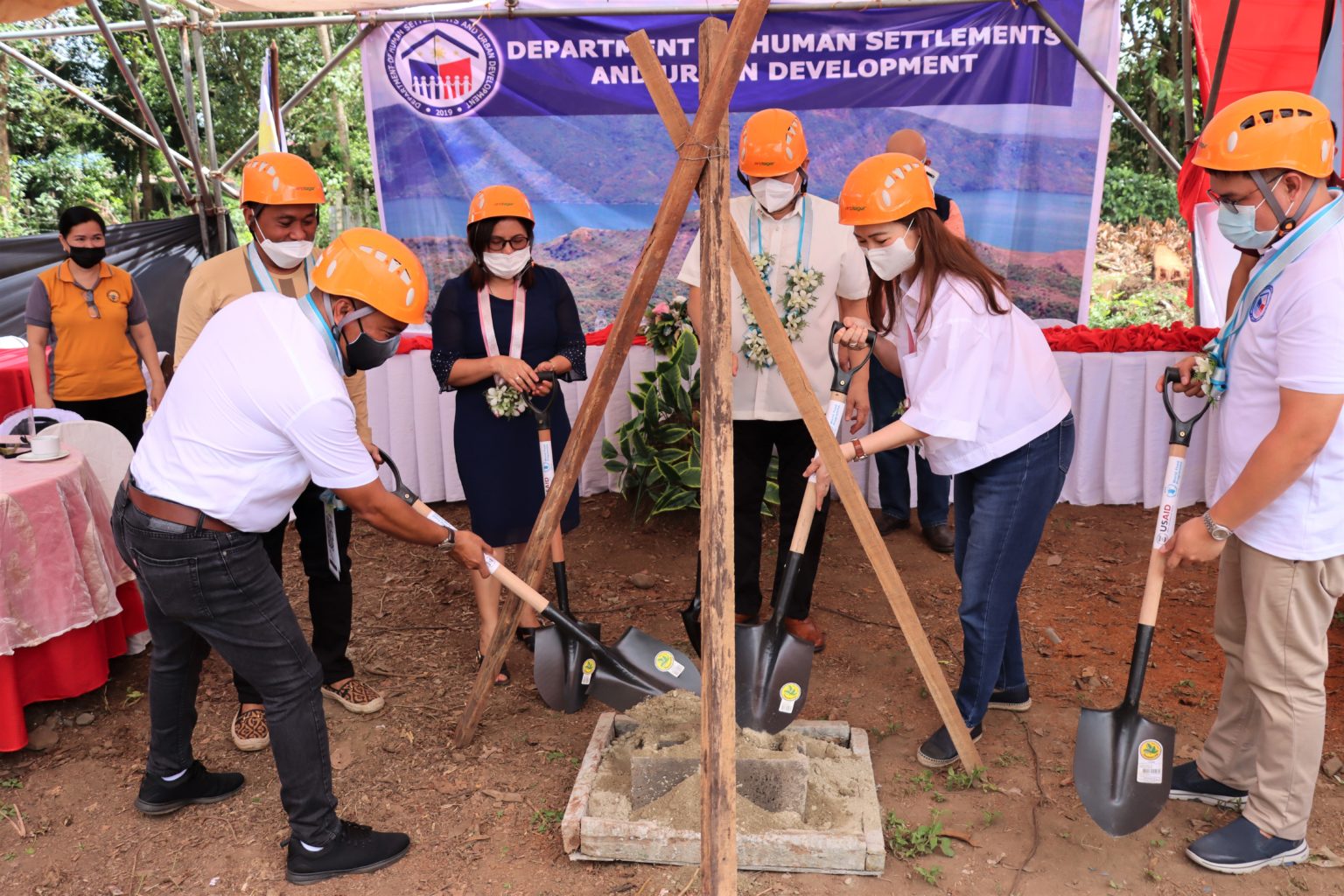 Housing czar leads groundbreaking for new Batangas evac center ...