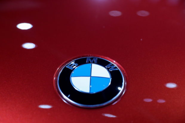 The logo of BMW is seen at the LA Auto Show in Los Angeles, California, U.S. November 20, 2019