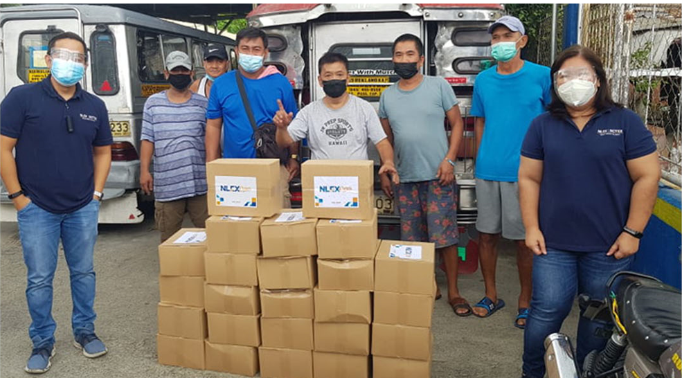 NLEx Corp. donations to jeepney drivers