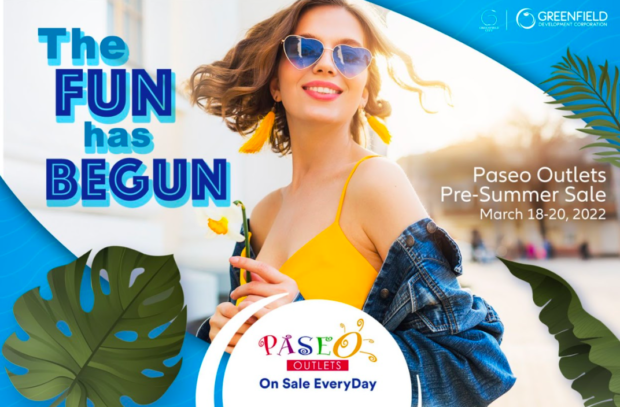 Paseo Outlets Pre-summer sale