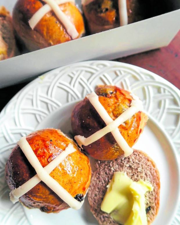 HARD TO FIND   Tilde Bakery & Kitchen makes hot cross buns for Easter. —Photo from @tildebakery Instagram