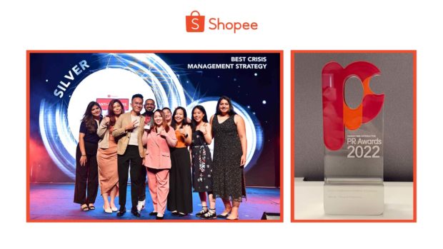 Shopee bags Overall Brand Champion at the 2022 Marketing-Interactive PR Awards